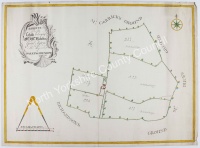 Historic map of Great Ayton 1761